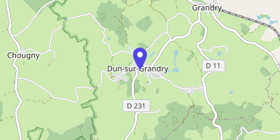 Carte OpenStreetMap — 4 rue de l'Ecole, Dun-sur-Grandry