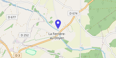 Carte OpenStreetMap — 157 route des Caceraux, La Ferrière-au-Doyen