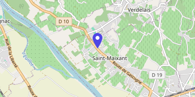 Carte OpenStreetMap — 33 route de Gascogne, Saint-Maixant