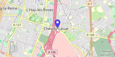 Carte OpenStreetMap — 88 avenue du Général-de-Gaulle, Chevilly-Larue Cedex