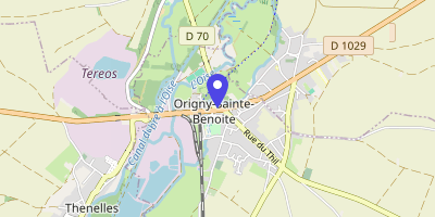Carte OpenStreetMap — 79 rue Pasteur, Origny-Sainte-Benoite