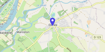 Carte OpenStreetMap — 3 rue du 8-Mai-1945, Denée