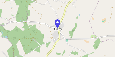 Carte OpenStreetMap — 1 route de Nieuil, Gizay