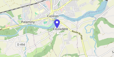 Carte OpenStreetMap — 1 place de l'Hôtel-de-Ville, Couladère