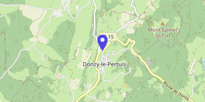 Carte OpenStreetMap — 10 Grande rue, Donzy-le-Pertuis