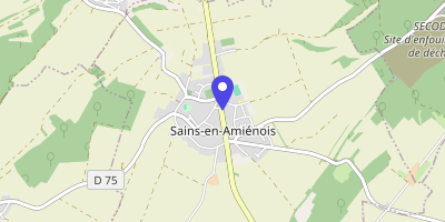 Carte OpenStreetMap — 56 rue de la Chaussée, Sains-en-Amiénois