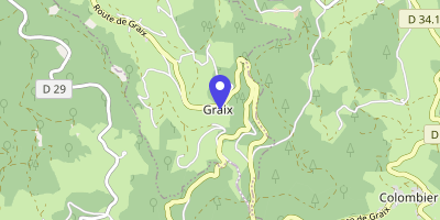 Carte OpenStreetMap — 2 place de la Mairie, Graix