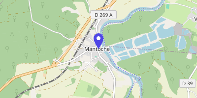 Carte OpenStreetMap — 1 place de la Mairie, Mantoche