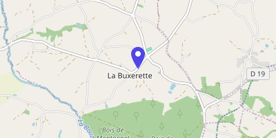 Carte OpenStreetMap — 1 rue du Buis, La Buxerette