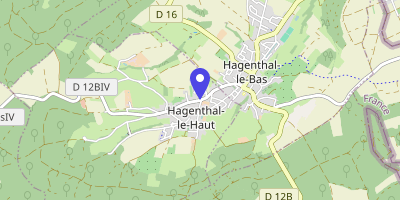 Carte OpenStreetMap — 20 route de Ferrette, Hagenthal-le-Haut
