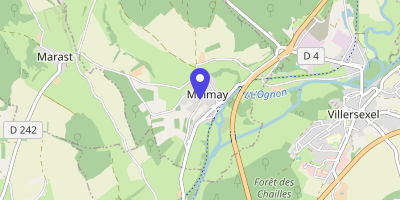 Carte OpenStreetMap — 1 place de l'Église, Moimay