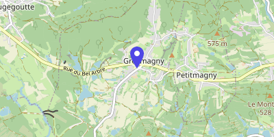 Carte OpenStreetMap — 1 rue des Étangs, Grosmagny