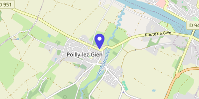 Carte OpenStreetMap — 24 rue de Sully, Poilly-lez-Gien