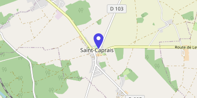 Carte OpenStreetMap — 3 rue de Néré, Saint-Caprais