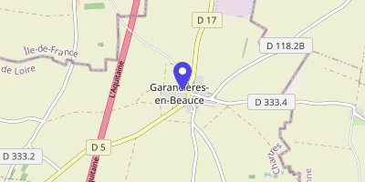 Carte OpenStreetMap — 6 rue du Gault, Garancières-en-Beauce