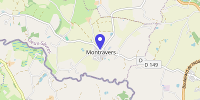 Carte OpenStreetMap — 4 rue du Stade, Montravers