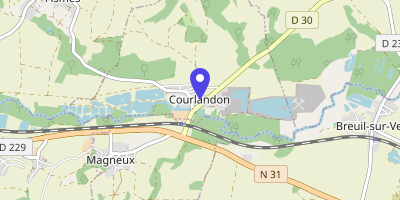 Carte OpenStreetMap — 3 rue Saint-Laurent, Courlandon