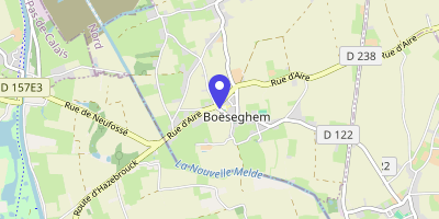 Carte OpenStreetMap — 19 rue de la Mairie, Boëseghem