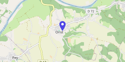Carte OpenStreetMap — 90 allée du Fronton, Orist