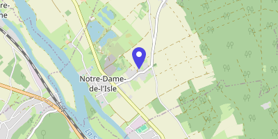 Carte OpenStreetMap — 35 rue de l'Église, Notre-Dame-de-l'Isle