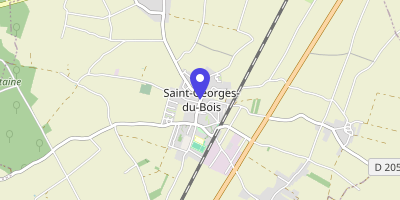 Carte OpenStreetMap — 16 rue des Distilleries, Saint-Georges-du-Bois