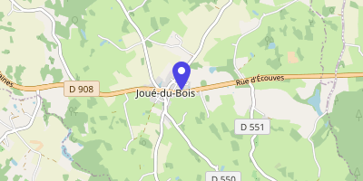 Carte OpenStreetMap — 2 place de la Mairie, Joué-du-Bois