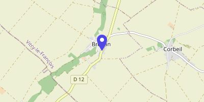 Carte OpenStreetMap — 14 Grande-Rue, Bréban