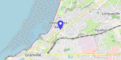 Carte OpenStreetMap — 97 route de Coutances, Donville-les-Bains