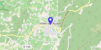 Carte OpenStreetMap — 4 place de la Mairie, Villes-sur-Auzon