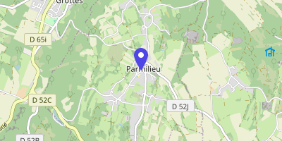 Carte OpenStreetMap — 6 place de la Mairie, Parmilieu