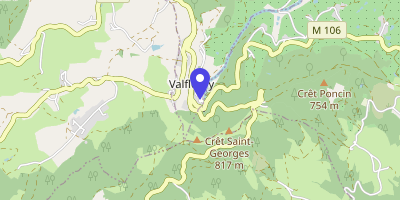 Carte OpenStreetMap — 1 place de la Mairie, Valfleury