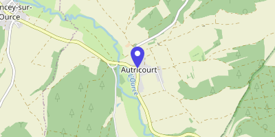 Carte OpenStreetMap — 1 rue du Pont, Autricourt