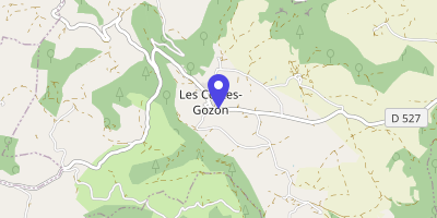 Carte OpenStreetMap — 2 rue Dieudonné de Gozon, Les Costes-Gozon