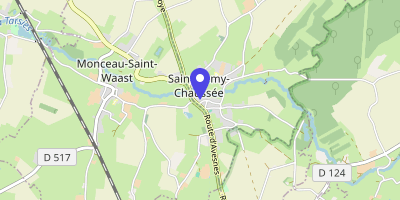 Carte OpenStreetMap — 5 rue de l'Église, Saint-Remy-Chaussée