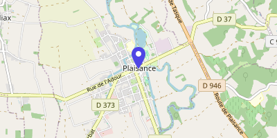 Carte OpenStreetMap — 3 place du 8-Mai-1945, Plaisance