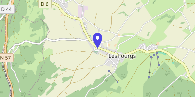 Carte OpenStreetMap — 40 Grande-Rue, Les Fourgs
