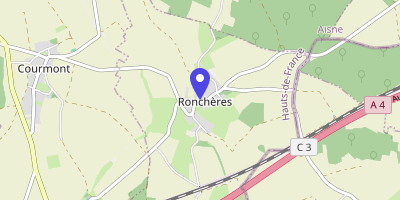 Carte OpenStreetMap — 9 rue Principale, Ronchères