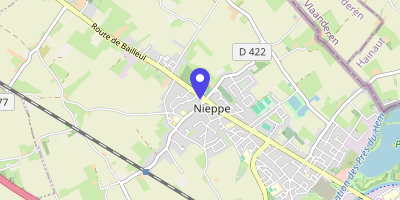Carte OpenStreetMap — 249 place du Général-de-Gaulle, Nieppe