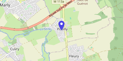 Carte OpenStreetMap — 11 rue du Limousin, Pouilly
