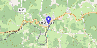 Carte OpenStreetMap — 10 rue du Couvent, Estivareilles