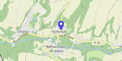Carte OpenStreetMap — 84 rue Sallez, Gilocourt
