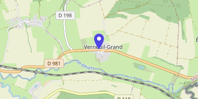 Carte OpenStreetMap — 19 route d'Écouviez, Verneuil-Grand