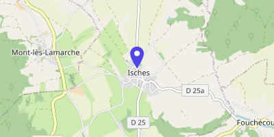 Carte OpenStreetMap — 258 Grande rue, Isches
