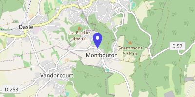 Carte OpenStreetMap — 11 Grande-rue, Montbouton