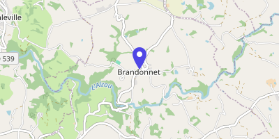 Carte OpenStreetMap — 33 Place de la Mairie, Brandonnet