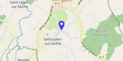 Carte OpenStreetMap — Le Bourg, Saint-Julien-sur-Sarthe