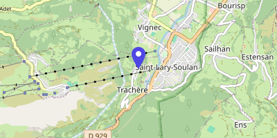 Carte OpenStreetMap — Le Village, Cadeilhan-Trachère