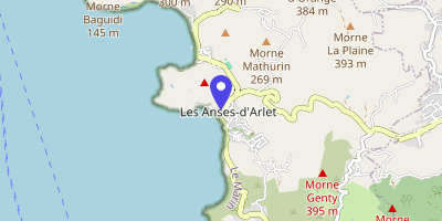 Carte OpenStreetMap — Rue Félix Éboué, Les Anses-d'Arlet