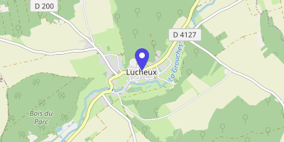 Carte OpenStreetMap — 2 rue Jean-Baptiste-Delecloy, Lucheux