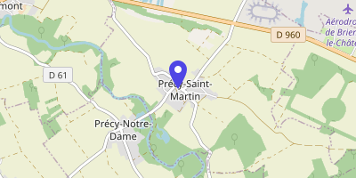 Carte OpenStreetMap — 22 bis rue Saint-Martin, Précy-Saint-Martin